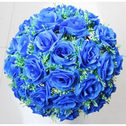 Free shipping Bride holding ball-with grass-15cm 10pcs/lot wedding kissing flower ball party decoraion Hotel Arcade ornaments