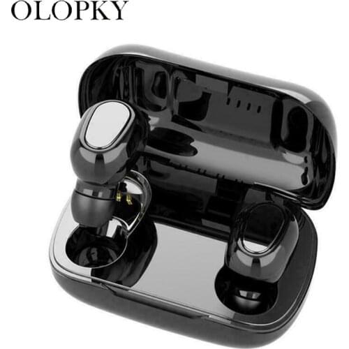 Bluetooth Earphone Wireless Earbuds 5.0 TWS HiFi Headsets Dual Earbuds Bass Sound For Huawei Xiaomi Iphone Samsung Mobile Phone