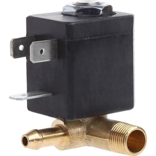 Cannula N/C AC 230V G1/8" Brass Steam Air Generator Water Solenoid Valve Coffee 87HB