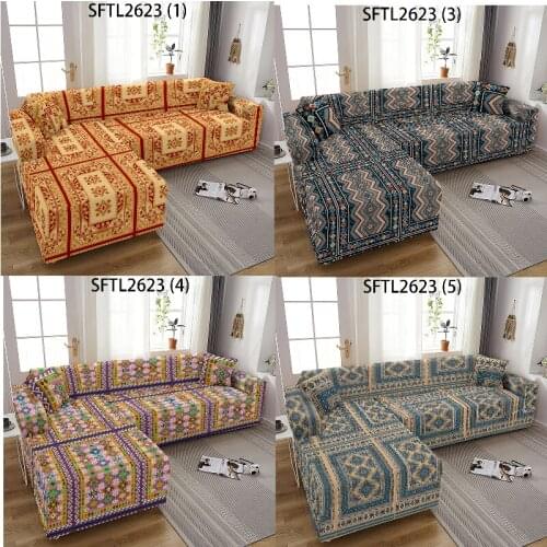 Geometric stripes Sofa cover Covers for sofas corner sofa cover Sofa chaise cover lounge Puff seat sofa covers for living room