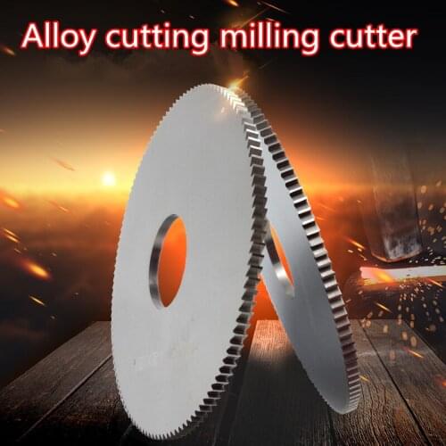 1PCS HSS milling cutter 40mm/50mm/60mm/75mm/80mm/100/125mm 0.2-4.0mm thickness,Slotting cutter,saw blade milling cutter pin tool