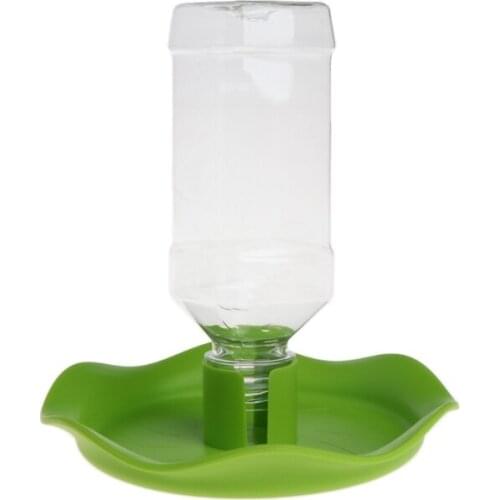 Reptile Water Drinker Dispenser Food Basin Stand Lizard Feeder Dish Bowl Bottle