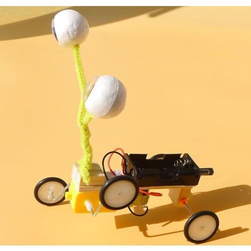Experimental teaching aids and equipment for small-scale scientific technological inventions electric motor robot crawler toys w