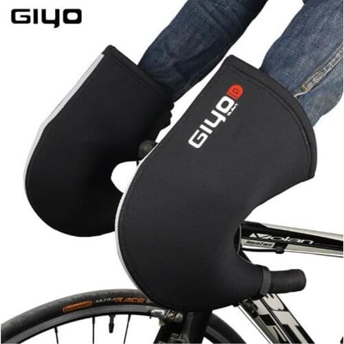 GIYO Wind Rainproof Handlebar Mittens Winter Warm Cycling Gloves Men Women MTB Mountain Road Bike Bar Gloves Mitts For Bicycle