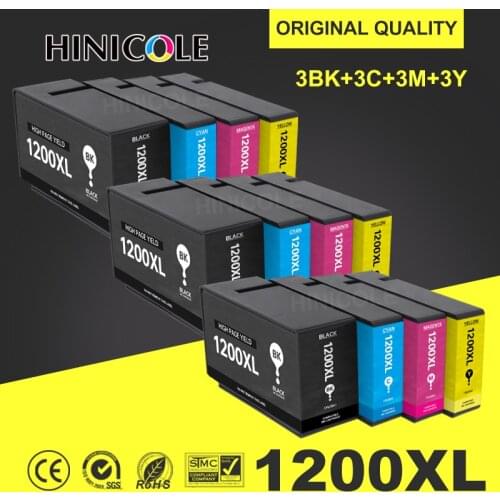 Hinicole Compatible Ink Cartridge for Canon PGI-1200XL PGI-1200 PGI1200 For Canon 1200XL Maxify MB2020 Maxify MB2320 Printers