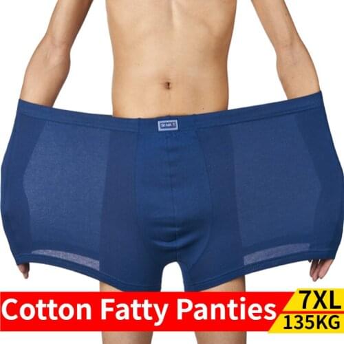 Good Quality 2pcs/batch Discounted Extra Large Mens Underwear Loose Comfortable and Breathable Fat Man Underwear Underwear Men