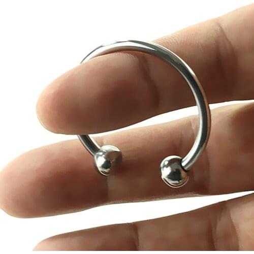 Stainless Steel Penis Ring 25/28/30/32/35/40mm Cock Ring Male Delay Ejaculation Chastity Device Adult Products Sex Toys for Men