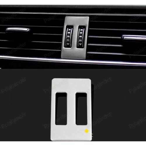 Air conditioning outlet Cover For A/udi A4L 13-15 Car Styling Decoration sticker frame trim auto Accessories