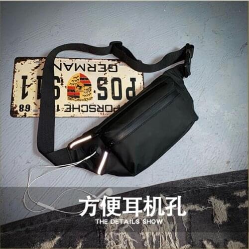 2020 Men Male Waist Bag pack Purse Casual Large Phone Belt Bag Pouch Canvas Travel Phone Bag