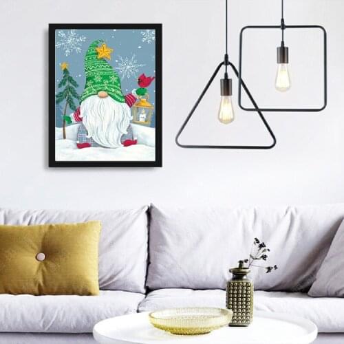 5D DIY Diamond Painting Kit for Adults Sunflower Gnome Full Drill Art Crystal Rhinestone Embroidery Cross Stitch Home Wall Decor