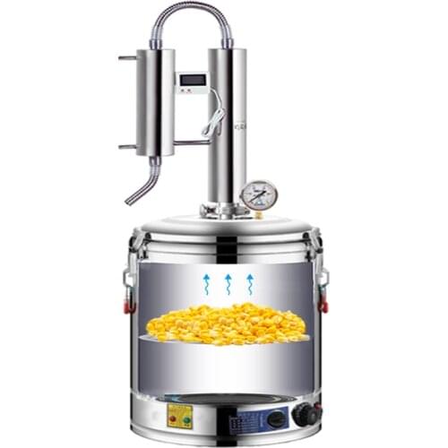 220V 30L/50L Small Wine Distiller Essential Oil Extractor Vodka Brewing Equipment Brewing Machine Pure Dew Distillation Machine