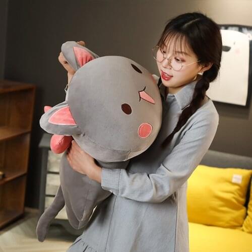 New Hugging Pillow Cute Kitty Dolls Soft Cat Plush Toy Big Stuffed Animal Toys Children Kids Gift