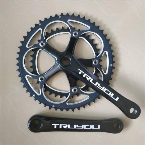 Road Bicycle Crankset 130 BCD 53T 39T Double Chainrings Suit Plate Chainwheel 3/32" Chain Folding Bike Crank Length 170mm