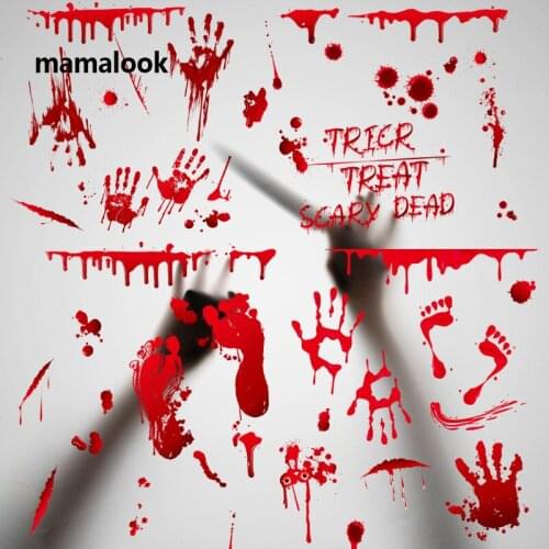 Halloween static sticker holiday window glass scene decoration sticker wall sticker