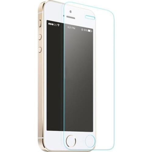 2PCS 0.3mm tempered glass For iphone 5 5S 5C SE screen protector protective guard film On an for iphone 5s case cover+clean kits