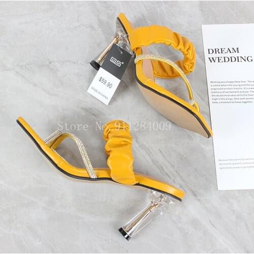 Womens sandals 2021 summer new net red diamond toe high heel sandal solid color sexy thin heel comfortable fashion go out 8cm