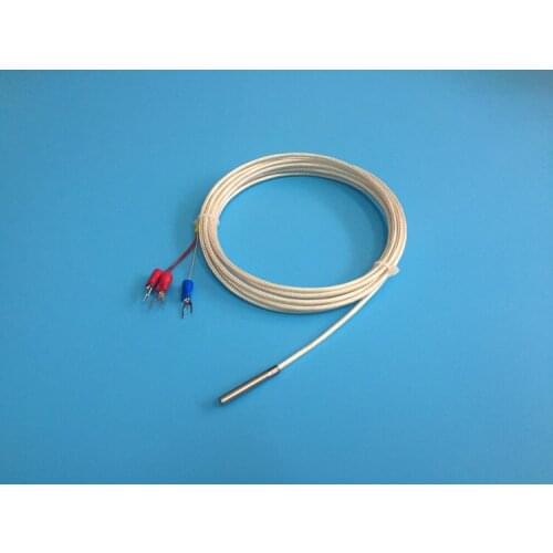 WZP-035 PT100 Probe 4*30mm Cable 0.5-5m Platinum Thermal Resistance WZP RTD Corrosion Waterproof Antiseptic Temperature Sensor