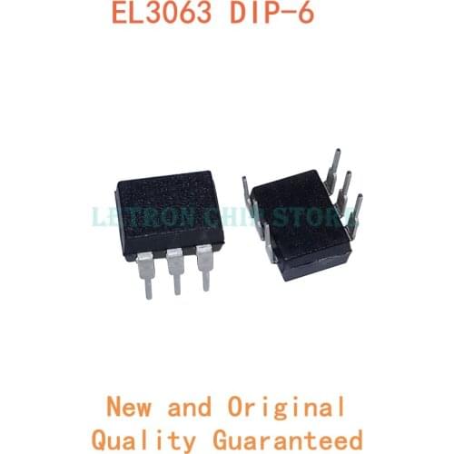 10PCS EL3063 DIP6 3063 DIP-6 DIP Optocoupler new and original IC Chipset
