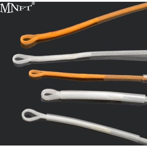 MNFT 12Pcs High Strength Nylon Braided Leader Loops Fly Fishing Line Loop Connector Fly Line 20LB/30LB/50LB