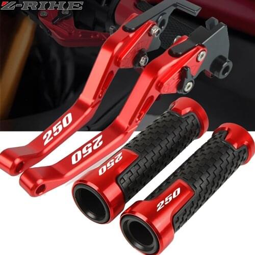 Motorcycle Accessories CNC aluminum Brake Clutch Levers Handlebar Grip Handle Hand Grips for Suzuki GSXR250 GSX-R 250 2017-2018