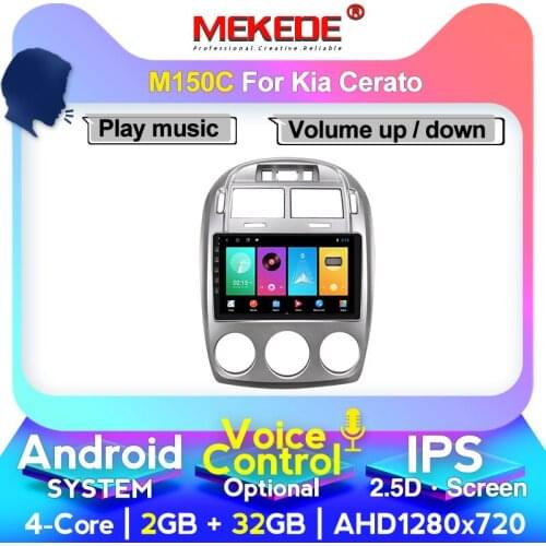MEKEDE M400 For KIA Cerato 1 2004-2008 Car Radio Multimedia Video Player Navigation GPS Android 4+64g Accessories Sedan