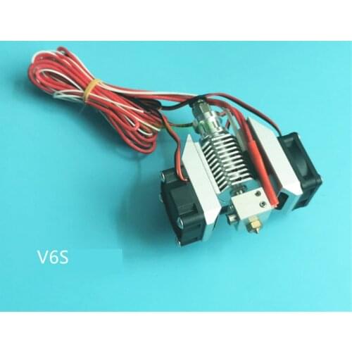 New 3D Printer Parts E3D V6 metal hotend print head full kit with new design fan duct and V6s Hexagon heat sink fan