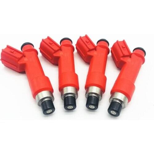 4pcs / Lot Auto Tuning Fuel Injectors 1001-87F90 High Flow Rate 850CC 6 Holes Fuel Nozzles for Toyota Corolla Camry Rav4