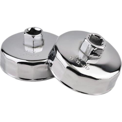 Youwinme 902 Steel Oil Filter Wrench For Ford Hyundai Socket Remover Tool 66-67mm 14 Tooth Flute