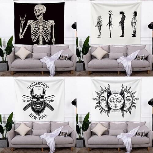 Tapestry Skull hanging cloth Bohemia Home decoration tapestry New style tapestry sofa towel