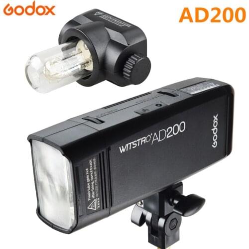 Godox AD200 TTL 2.4G HSS 1/8000s Flash Light speedlite High-speed photographic For Canon Nikon Sony 200W Lithium Battery Pack