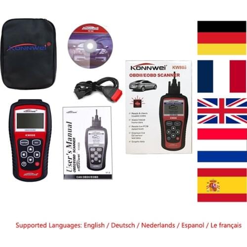 Hot Professional OBDII / EOBD Cars Code Reader&Auto Scanner OBD Car Scanner OBD2 Auto Automotive Diagnostic Scanner Tool Spanish