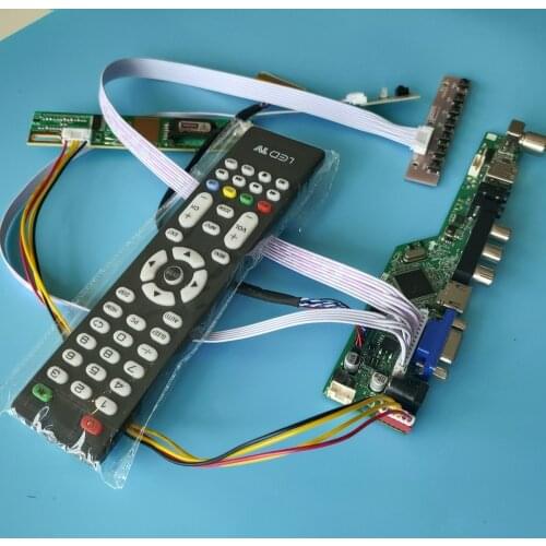 Kit for B141EW04 Screen Audio HDMI USB 30pin 1 lamps LED LVDS 1280x800 Controller Board AV Signal Display Panel Remote TV VGA