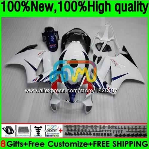 Kit For HONDA Interceptor VFR800R White blue VFR800 98 99 00 01 151BS.4 VFR 800RR 800 RR VFR800RR 1998 1999 2000 2001 Fairing