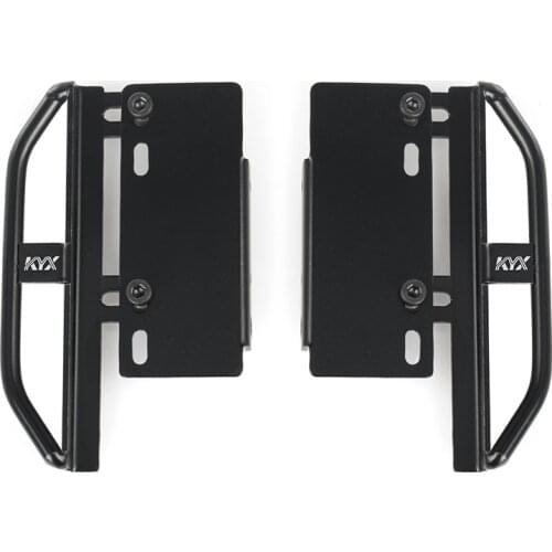 KYX Racing Metal Side Step Running Boards Foot-Plate Upgrades for RC Crawler Car Axial SCX24 AXI90081 AXI00001 AXI00002 AXI00004