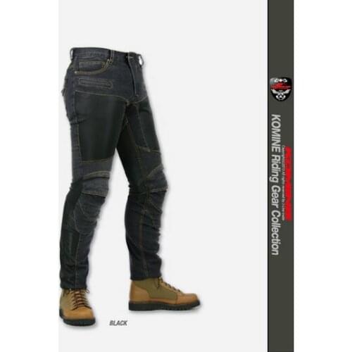 Motorcycle rider Jeans Anti-wrestling belt protector male KOMINE PK719 denim pants outside jeans