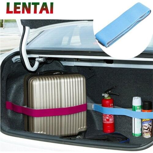 LENTAI For Audi a3 a4 b6 b8 a6 b7 c5 c6 Ford focus 2 3 mk2 fiesta ranger mondeo mk4 Acura Car stickers Trunk Storage fixed strap