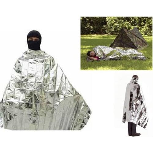 Outdoor Aluminum Emergency Blanket Exploration Survival Insulation Blanket Earthquake Rescue Naturehike Picnic Camping Beach Mat