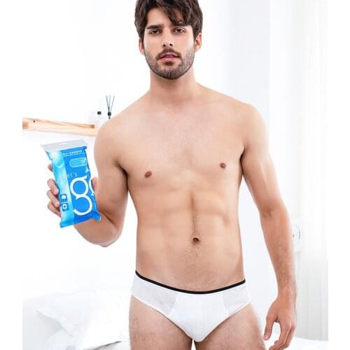 Top Quality 100% Cotton Disposable Briefs For Men Pure Cotton Business Travel Disposable Underwear Male Panties 50pcs/lot JJ-021