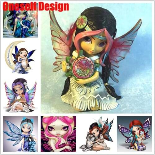 2019 NEW Diy 5D Diamond Painting Cartoon Big Eye Girl Diamond Mosaic Sale 5D Diamond Embroidery Full Set Rhinestone Pictures