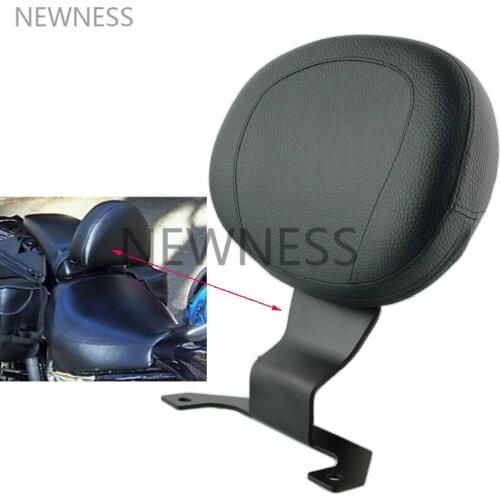 Motorcycle Backrest Driver Rider PU Leather Back Rest Pad for Suzuki Boulevard M109R Leather Motor Driver Rider Sissy Bar Seat