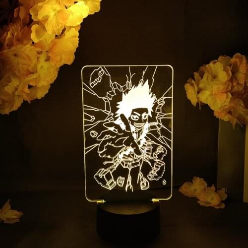 Anime My Hero Academia Led Night Light Eijiro Kirishima Lamp for Room Deco Birthday Gift Eijiro Light Boku no Hero Academia