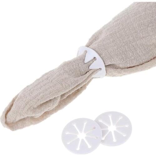 7 Pcs /Set SOCKS Clip button Sock Holder Rings Colorful Sorters Sock Organizers Clips Laundry Locks I9A2