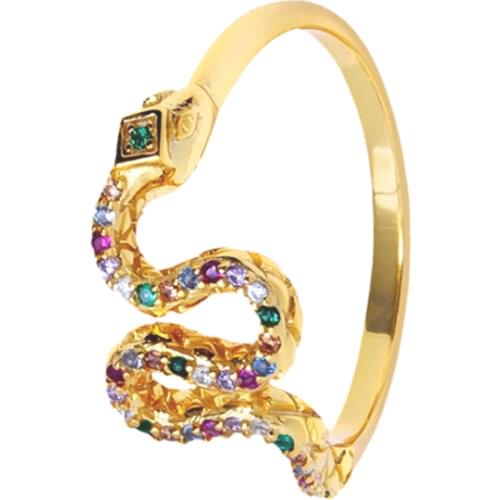 CANNER Silver Diamond Serpentine Ring 925 Sterling Silver Anillos Gold Rings For Women Luxury Fine Jewelry Wedding Rings Bijoux