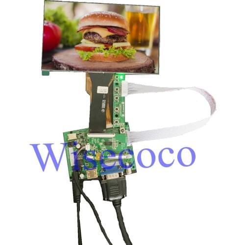 7 inch TFT LCD display with CTP touch screen panel driver board keyboard kit for Raspberry Pi 3 Orange Pi Banana Pi