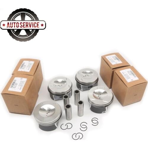 06D 107 066 AB 82.5mm STD Engine Piston Assembly For VW Golf GTI Jetta Passat Audi A4 A6 Skoda Octavia 2.0 RS Seat 2.0T Pin 20mm