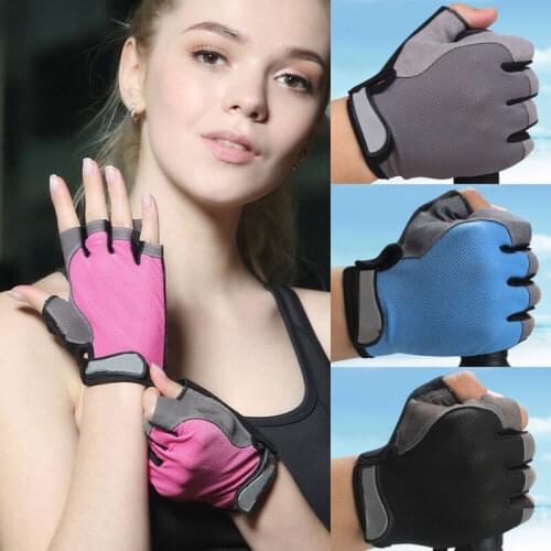 2020 Uniesx Cycling Gloves Faroot Road MTB Bicycle New Boy Girl Cycling Half Finger GEL Gloves Road BMX Bike Riding Fingerless