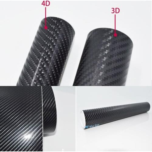 300cmX50cm 4D Carbon Fiber Vinyl Film Car Sticker Waterproof DIY Wrap Car Stickers Film Car Styling