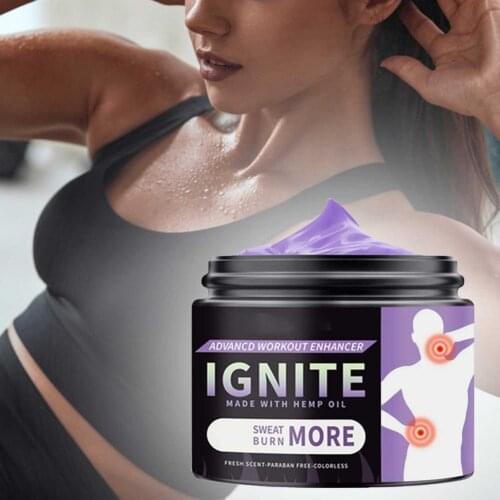 50g Gym Slimming Cream Blood Circulation Tighten Synthetic Premium Workout Sweat Cream for Sport