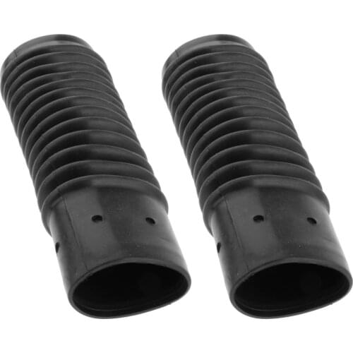 Motorbike Fork Covers Boots 51611-459-88 Replacement fits for Honda S90 CT90, Black Color