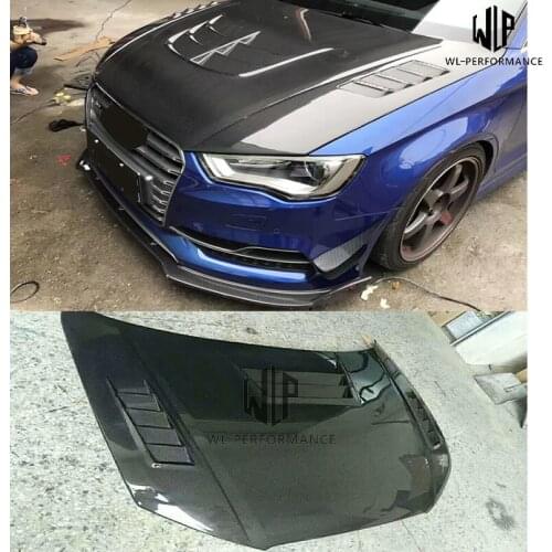A3 S3 RS3 High Quality Carbon Fiber Front Hood Bonnets Covers for Audi A3 s3 rs3 car body kit 13-19